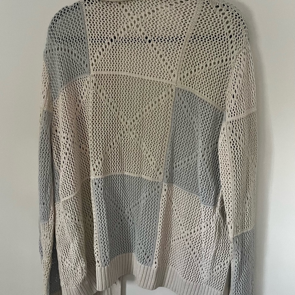 Zara Crochet Cardigan Shirt - Picture 4 of 5